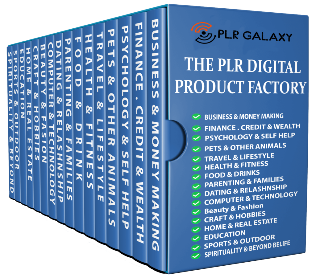 The PLR Digital Product Factory